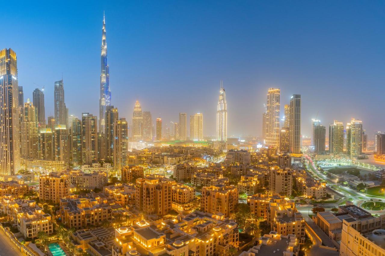 Nouveau Art Deco 3Br With Burj & Canal Views 두바이 외부 사진